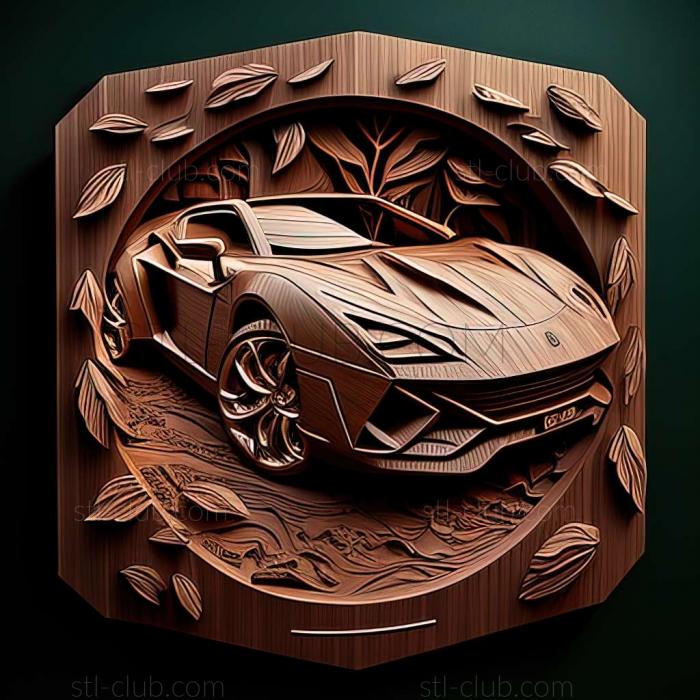 3D мадэль Lamborghini Portofino (STL)
